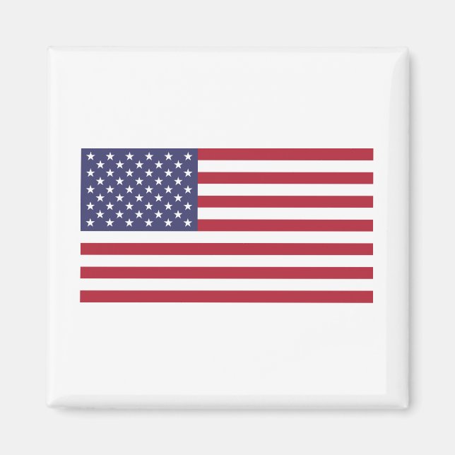 Refrigerador imán con bandera estadounidense (Frente)