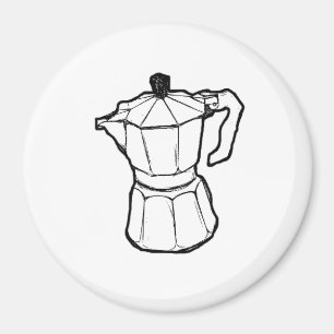 Refrigerador imán para cafetera espresso Moka