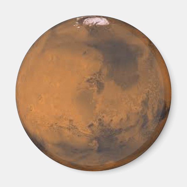 Refrigerador Planet Mars o imán Locker (Frente)
