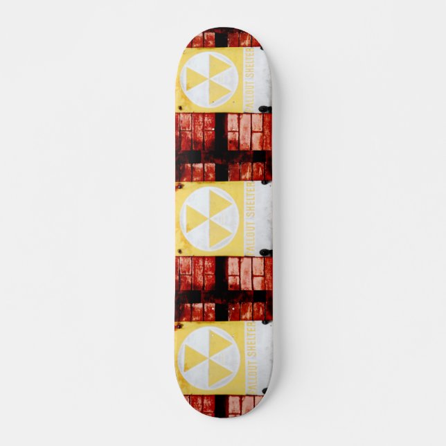 Refugio Retro Fallout Urban Grunge Skateboard (Anverso )