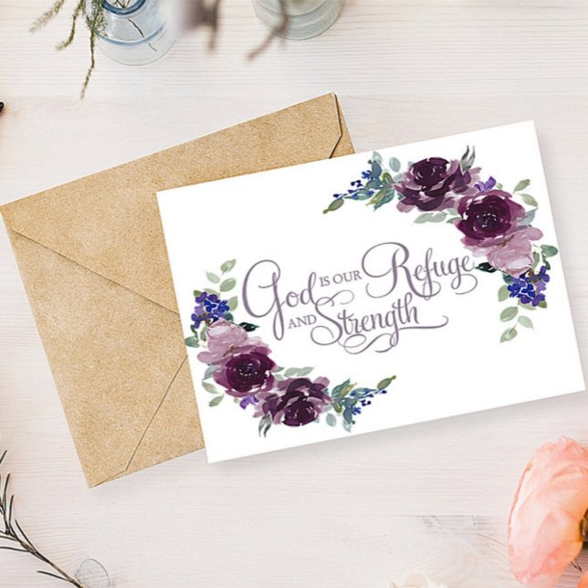 Refugio y fuerza floral morado  (Subido por el creador)