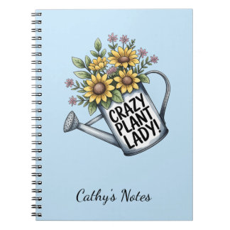 Regadera Floral Amarilla Cuaderno de la Señora Loc