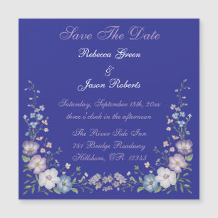 Regal Blue Vintage Elegance Garden Blooms