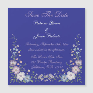 Regal Blue Vintage Elegance Garden Blooms