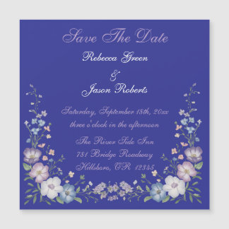 Regal Blue Vintage Elegance Garden Blooms