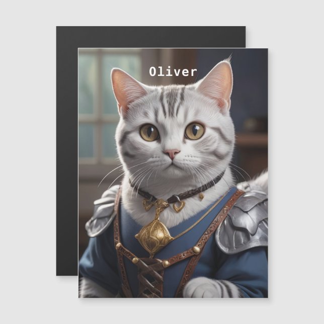 Regal Knight American Shorthair Cat Majestic (Anverso/Reverso)