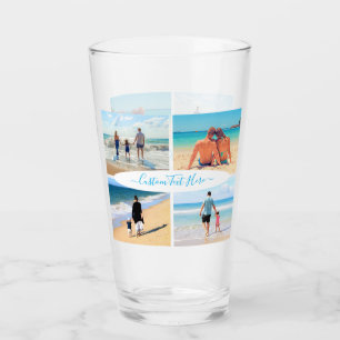 Regala un cristal con collage de fotos personaliza