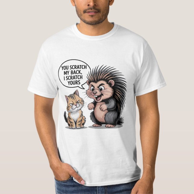 Regalas Mi Espalda Cute Camiseta Divertida Regalo  (Anverso)