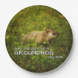 Regale el regalo de un Groundhog este año platos