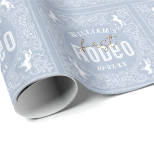 Regalo 1.ᵉʳ rodeo Papel de enriquecimiento de cumpleaños