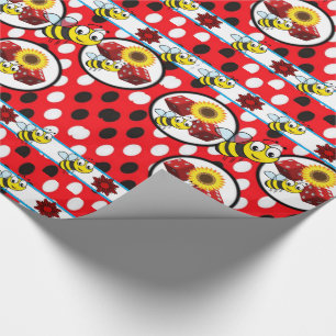 Regalo Abeja de papel envuelto