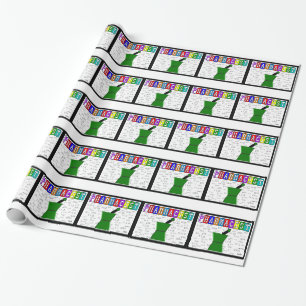 Regalo Abreviaturas del papel de envoltorio para regalos