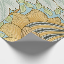 Acanthus: Papel de envolvimiento floral vintage