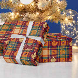 Regalo Acogedor papel de ajuste otoñal