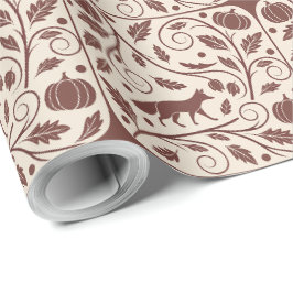 Regalo Acogedor papel de ajuste otoñal