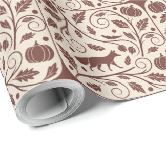 Regalo Acogedor papel de ajuste otoñal