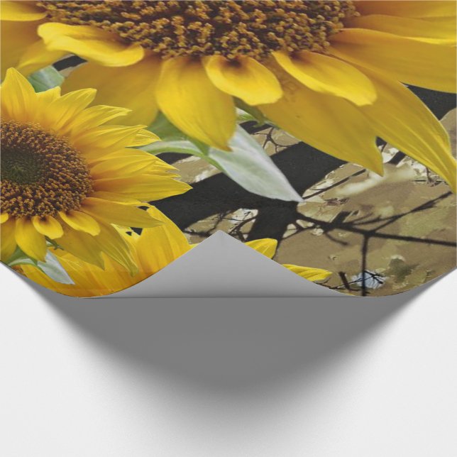 Regalo Acondicionamiento de girasoles de papel (Esquina)