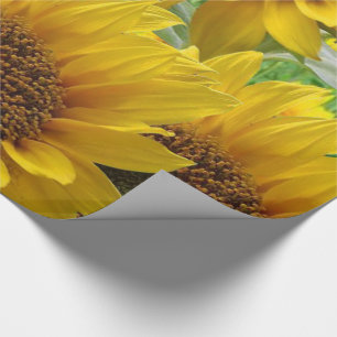 Regalo Acondicionamiento de girasoles de papel