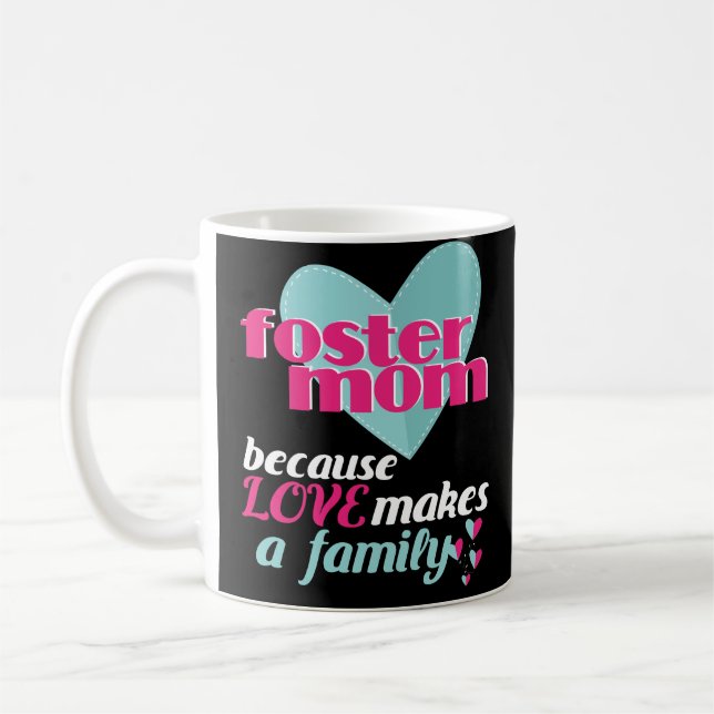 Regalo adoptivo del Día de la Madre de la taza de (Izquierda)