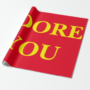 Regalo Adore su papel de ajuste