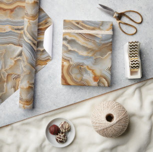 Regalo Agate papel de envolvimiento de papel de impresión
