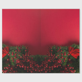 Regalo Alegres Navidades de vacaciones envolviendo papel