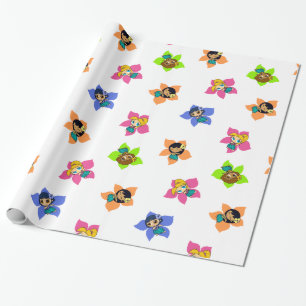 Regalo Aloha Honeys Hawaiian Hula Chica papel de envolvim