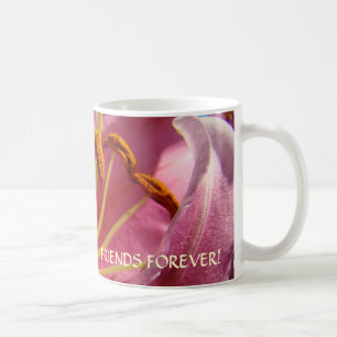 REGALO AMIGOS PARA SIEMPRE Taza de Café Flores de