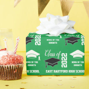 Regalo Añadir papel de ajuste de graduación verde de a