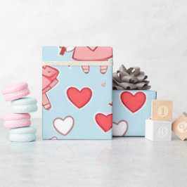 Regalo Ángeles y corazones el día de San Valentín Papel e