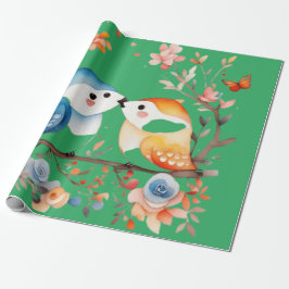 Regalo Animales cortos adorables Papel de envolvimiento