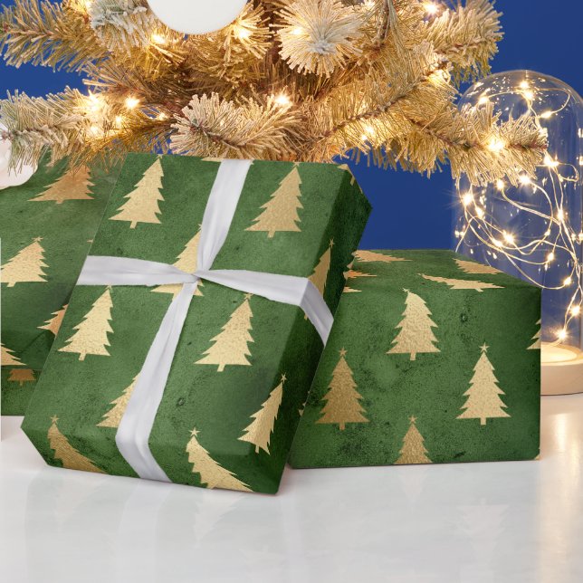 Regalo Árbol de Navidad de invierno con papel de aluminio (Vacaciones)