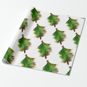 Regalo Arbol de Navidad de papel de ajuste
