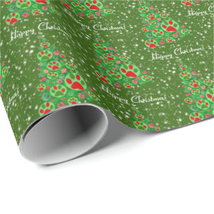Regalo Árbol de Navidad del Libro Verde sobre el papel ve