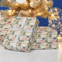 Regalo Árbol de Navidad, regalos y papel de envoltura de