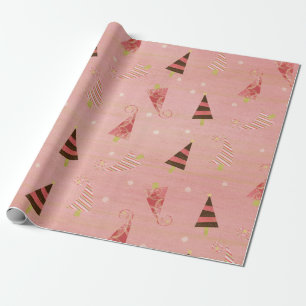 Regalo Árboles de navidad capilares envueltos de papel