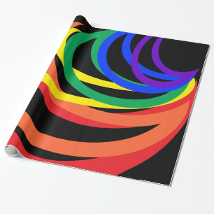 Regalo Arcoiris Resumen de colores Papel envuelto