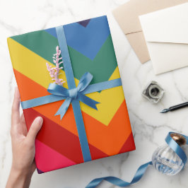 Regalo Arcoiris retro Papel de ajuste totalmente asombros