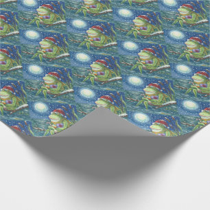 REGALO ARRIBA DE PAPEL DE VACACIONES DE NAVIDADES DE REGI