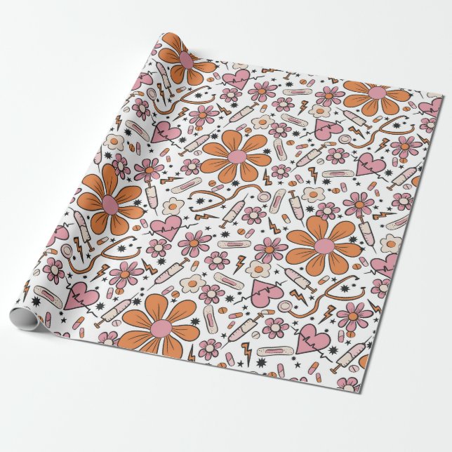 Regalo Asistencia sanitaria de papel de ajuste para el gr (Desenrollado)