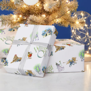 Regalo Asistente clásico de Navidades Oz envolver papel