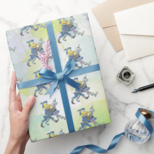 Regalo Asistente clásico de papel de envoltura de cumplea