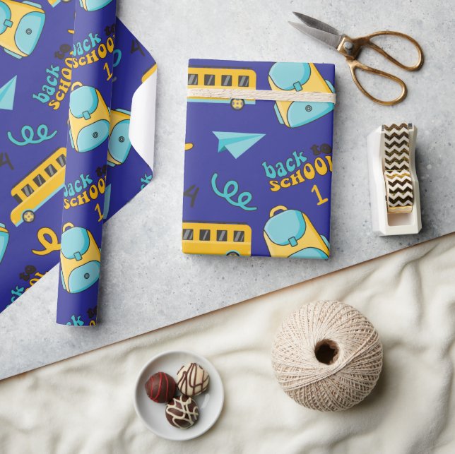 Regalo Avión de papel, bolsa, bus: papel de envolvimiento (Artesanía)