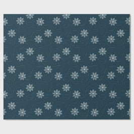 Regalo Azul zafiro con papel de envolver de Silvery Flora