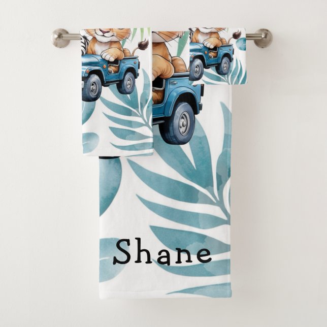 Regalo Baby Shower de Royal Safari Ride Boy (In situ)