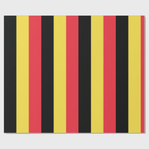 Regalo Bandera de Bélgica Papel de envolver