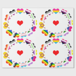 Regalo Bandera del Orgullo 2 Papel de ajuste