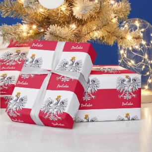 Regalo Bandera polaca, águila y Polonia regalos Papel de 