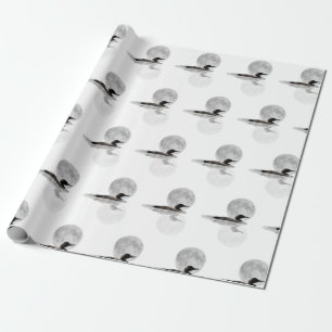 Regalo Baños En El Papel De Envoltura De La Luna