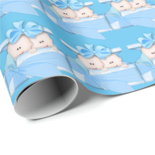 Regalo Bebés gemelos en presenta papel de rapto